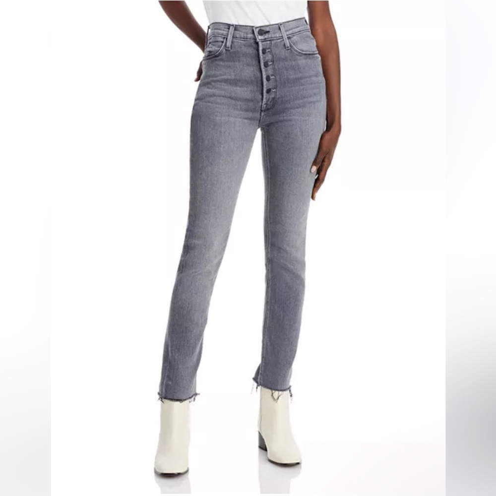 MOTHER Denim Jeans with Black Hardware